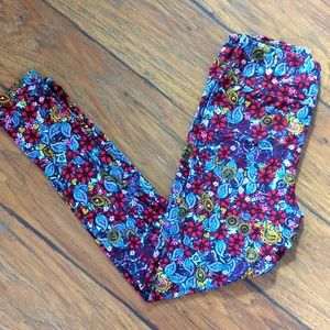 Floral leggings
